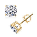 Luxuriant Lab Grown Diamond Stud Earrings in Platinum Over Sterling Silver 0.20 ctw - Sticky add to cart bar