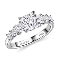 Luxuriant Lab Grown Diamond E-F VS 2.00 ctw Art Deco Ring in 950 Platinum
