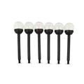 CLOSEOUT Moonrays 6 Crackle Glass Ball Solar Stake Lights - Sticky add to cart bar
