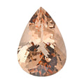 Last in Stock Certified & Appraised AAAA Marropino Morganite (Pear Free Size) 9.00 ctw - Sticky add to cart bar