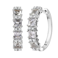 D'Joy Golconda Topaz 3.90 ctw Fancy Earrings in Platinum Over Sterling Silver