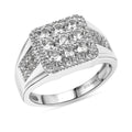 Karis Golconda Topaz 1.65 ctw Mens Ring in Platinum Bond (Size 10.0) - Sticky add to cart bar