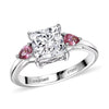 Lab Grown Diamond & Rubellite