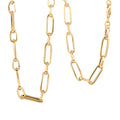 Italian 14K Yellow Gold 5mm Paperclip Necklace (18 Inches) (8.00 g) - Sticky add to cart bar