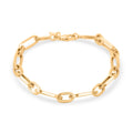 14K Yellow Gold 5mm Paperclip Bracelet (7.50 In) 3.60 Grams - Sticky add to cart bar