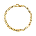 14K Yellow Gold 4mm Byzantine Bracelet (7.50 In) 9.85 Grams - Sticky add to cart bar