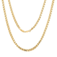 10K Yellow Gold 2.5mm Alexander Chain Necklace 22 Inches 6.49 Grams