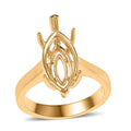 10K Yellow Gold Mounting Ring (Size 6.25) 3.80 Grams - Sticky add to cart bar