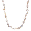 Fresh Water Pearl Necklace in 18K Vermeil Yellow Gold Over Sterling Silver 18 Inches - Sticky add to cart bar