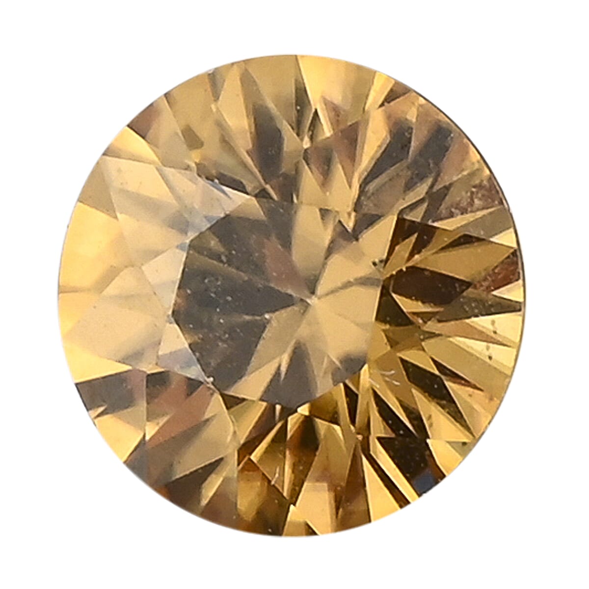 AAAA Golden Zircon (Rnd) 2.50 ctw