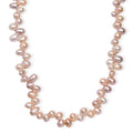 Multi Color Freshwater Pearl Fancy Necklace in 18K Vermeil Yellow Gold Over Sterling Silver 18 Inches - Sticky add to cart bar