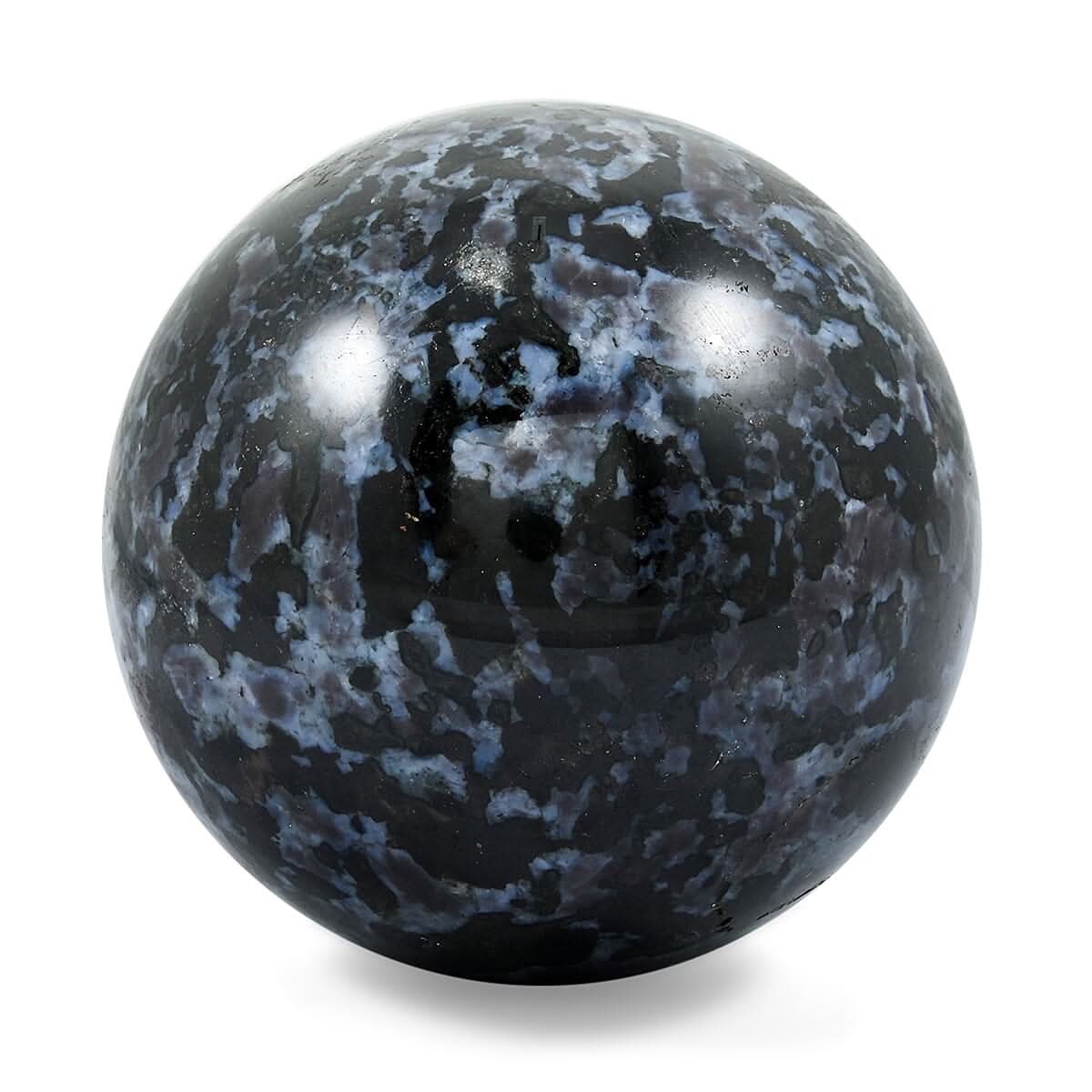 Jasper Gabbro Sphere -M Approx 1814ctw with Free Wood Stand 10