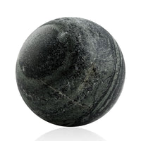 Jasper Green Sphere -M Approx 2267ctw with Free Wood Stand 10