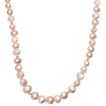 Peach Freshwater Pearl Potato Shape Necklace in 18K Vermeil Yellow Gold Over Sterling Silver 18 Inches - Sticky add to cart bar