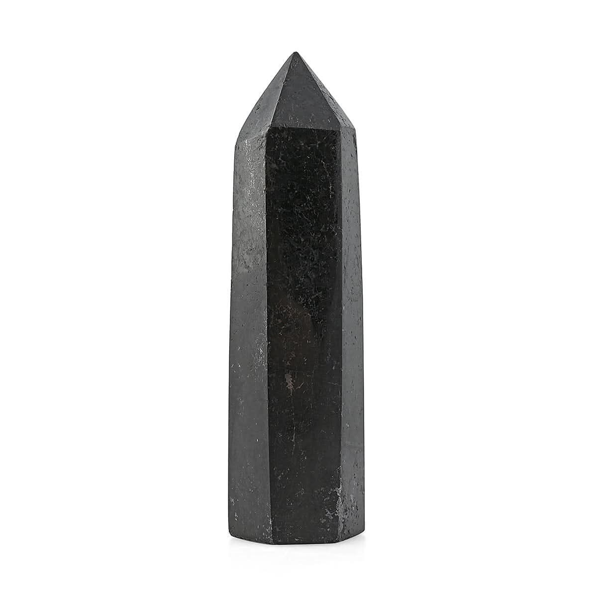 Tourmaline Black Prism Tower -L Approx 1360.776ctw