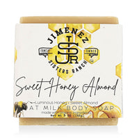 Jimenez Sisters Ranch Sweet Honey Almond Goat Milk Bar Soap