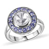 Moissanite & Tanzanite