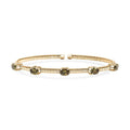 Luxoro AAA Pink Morganite 2.25 ctw Adjustable Bangle Bracelet in 10K Rose Gold 4.22 Grams - Sticky add to cart bar