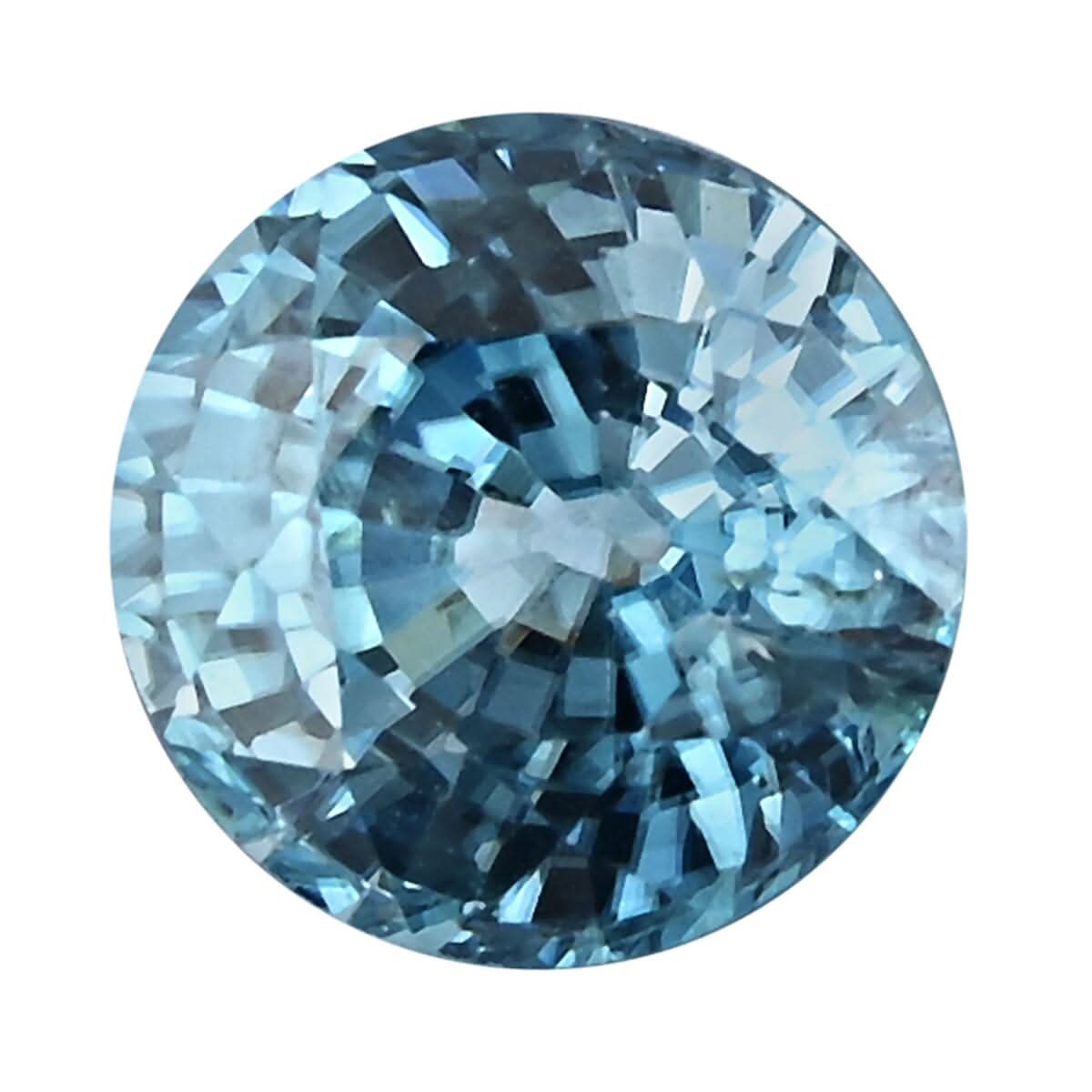 AAAA Blue Zircon (Rnd 7 mm) 2.00 ctw