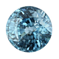 AAAA Blue Zircon (Rnd 7 mm) 2.00 ctw
