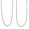 Rhapsody 950 Platinum Rope Chain Necklace (20 Inches) (8.40 Grams) - Sticky add to cart bar