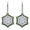 Moissanite & Tsavorite Garnet