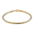 Snake Textured Bracelet in 10K Yellow Gold (7.25 In) 1.57 Grams - Sticky add to cart bar