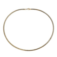 Snake Textured Chain Necklace in 10K Yellow Gold 3.10 Grams 18 Inches