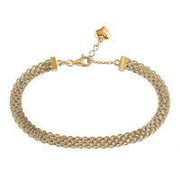 Bismark Chain Bracelet in 10K Yellow Gold9 (7.25 In) 3.50 Grams