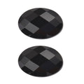 Set of 2 Thai Black Spinel (Oval 6x4 mm) 0.76 ctw Loose Gemstone - Sticky add to cart bar