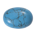 Blue Howlite (Oval 14x10 mm) 5.53 ctw Loose Gemstone - Sticky add to cart bar