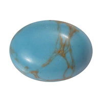 Blue Turquoise (Ovl 8x6 mm) 1.10 ctw Loose Gemstone
