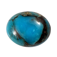 Blue Turquoise (Ovl 10x8 mm) 2.25 ctw Loose Gemstone
