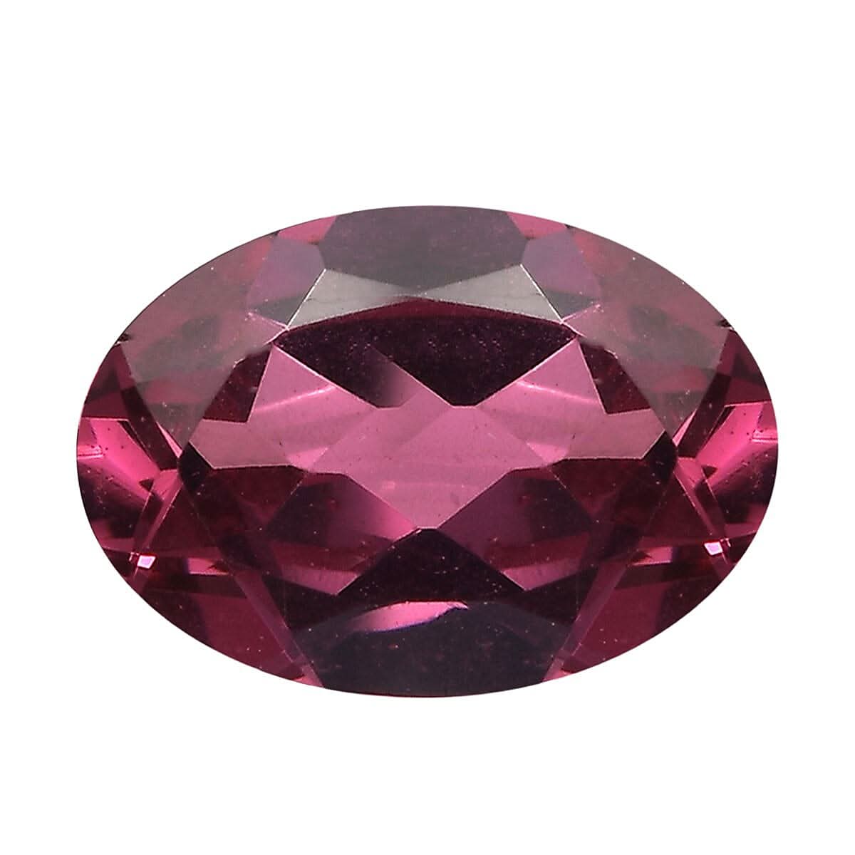 AAA Orissa Rose Garnet (Ovl 7x5 mm) 0.78 ctw Loose Gemstone