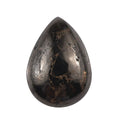 Matrix Silver Shungite (Pear 14x10 mm) 3.46 ctw Loose Gemstone - Sticky add to cart bar