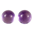 AA African Amethyst Set of 2 (Rnd 5 mm) 0.88 ctw Loose Gemstone - Sticky add to cart bar