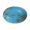 Blue Turquoise (Ovl 7x5 mm) 0.62 ctw Loose Gemstone - Sticky add to cart bar