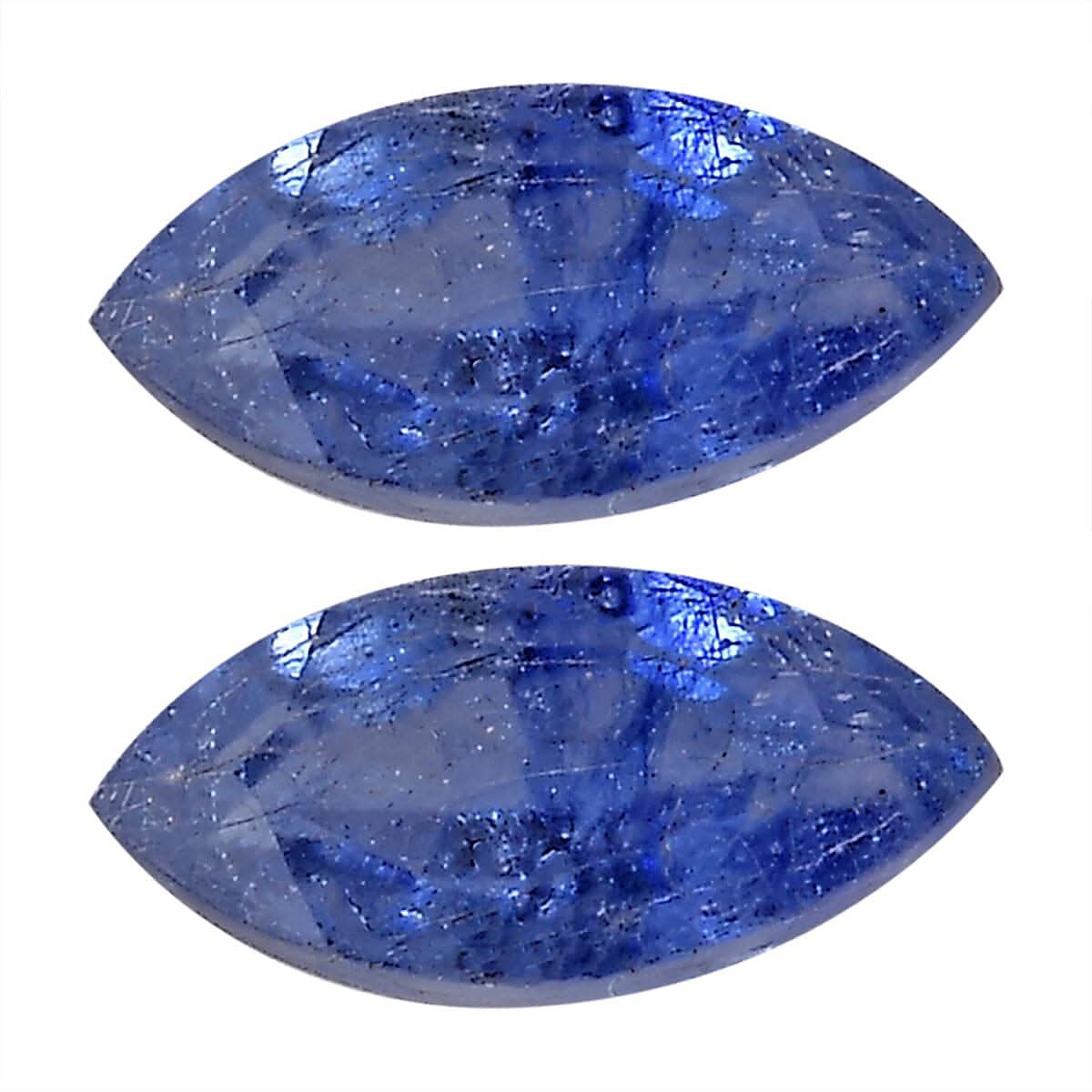 Masoala Sapphire (D) Set of 2 (Mrq 5x2.5 mm) 0.39 ctw Loose Gemstone