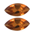 AA Madeira Citrine Set of 2 (Mrq 5x2.5 mm) 0.24 ctw Loose Gemstone - Sticky add to cart bar