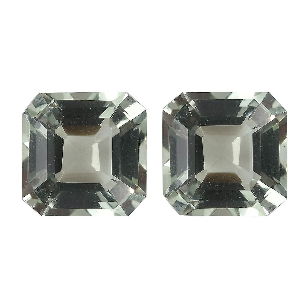Montezuma Prasiolite (Oct 10x10 mm) 4.33 ctw Loose Gemstone