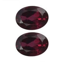 AA Orissa Rhodolite Garnet Set Of 2 (Ovl 7x5 mm) 1.53 ctw Loose Gemstone
