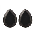 Silver Shungite Set of 2 (Pear 8x6 mm) 1.09 ctw Loose Gemstone - Sticky add to cart bar
