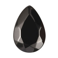 Silver Shungite (Pear 9x6 mm) 0.60 ctw Loose Gemstone