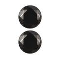 Silver Shungite Set of 2 (Rnd 5 mm) 0.45 ctw Loose Gemstone - Sticky add to cart bar