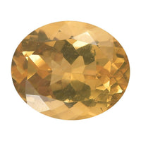 Brazilian Citrine (Oval 12x10 mm) 4.00 ctw Loose Gemstone