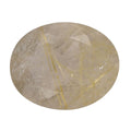 Golden Rutilated Quartz (Ovl 10x8 mm) 2.00 ctw Loose Gemstone - Sticky add to cart bar