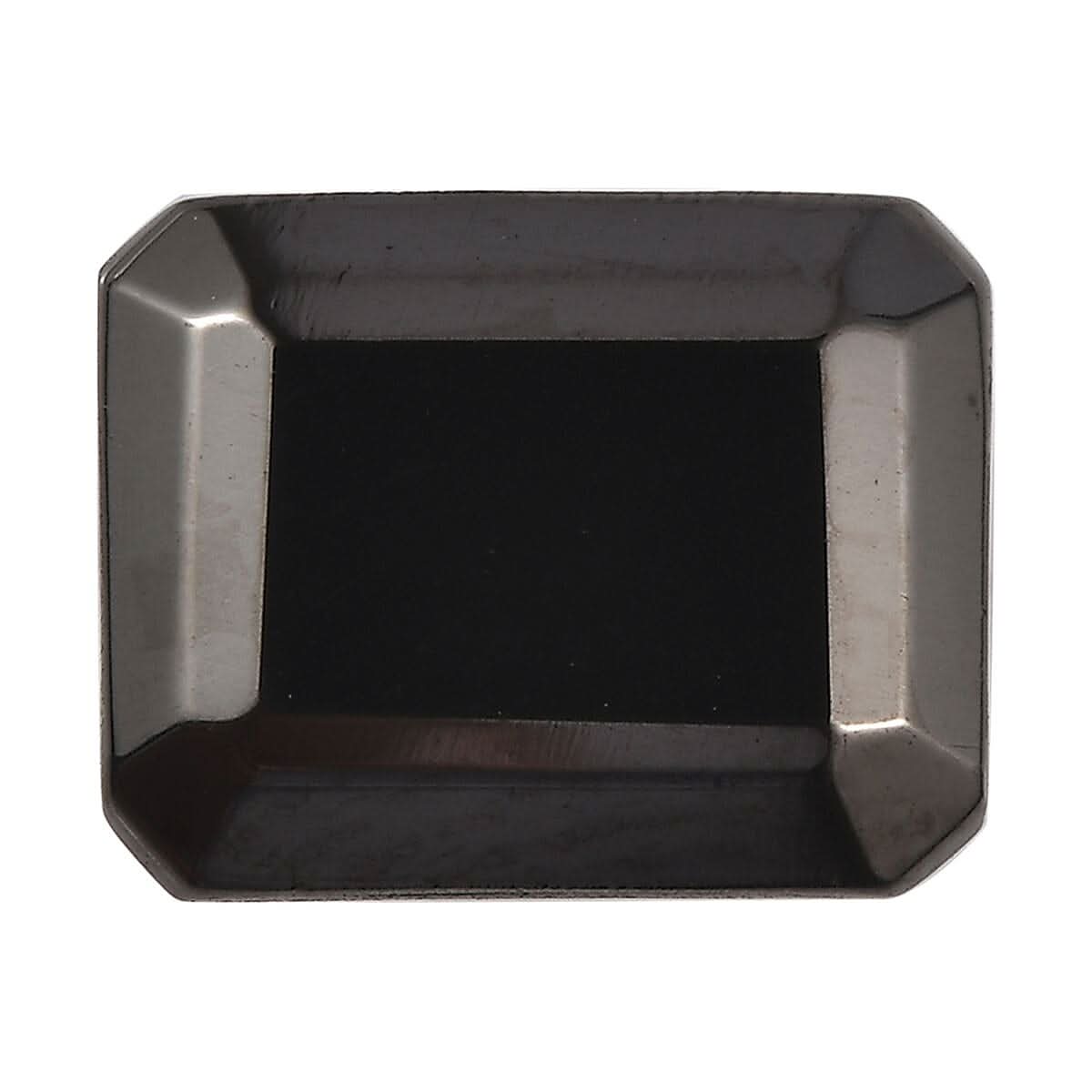 Silver Shungite (Oct 9x7 mm) 1.10 ctw Loose Gemstone