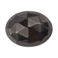 Silver Shungite (Ovl 8x6 mm) 0.75 ctw Loose Gemstone - Sticky add to cart bar