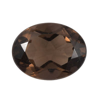 Brazilian Smoky Quartz (Ovl 9x7 mm) 1.35 ctw Loose Gemstone