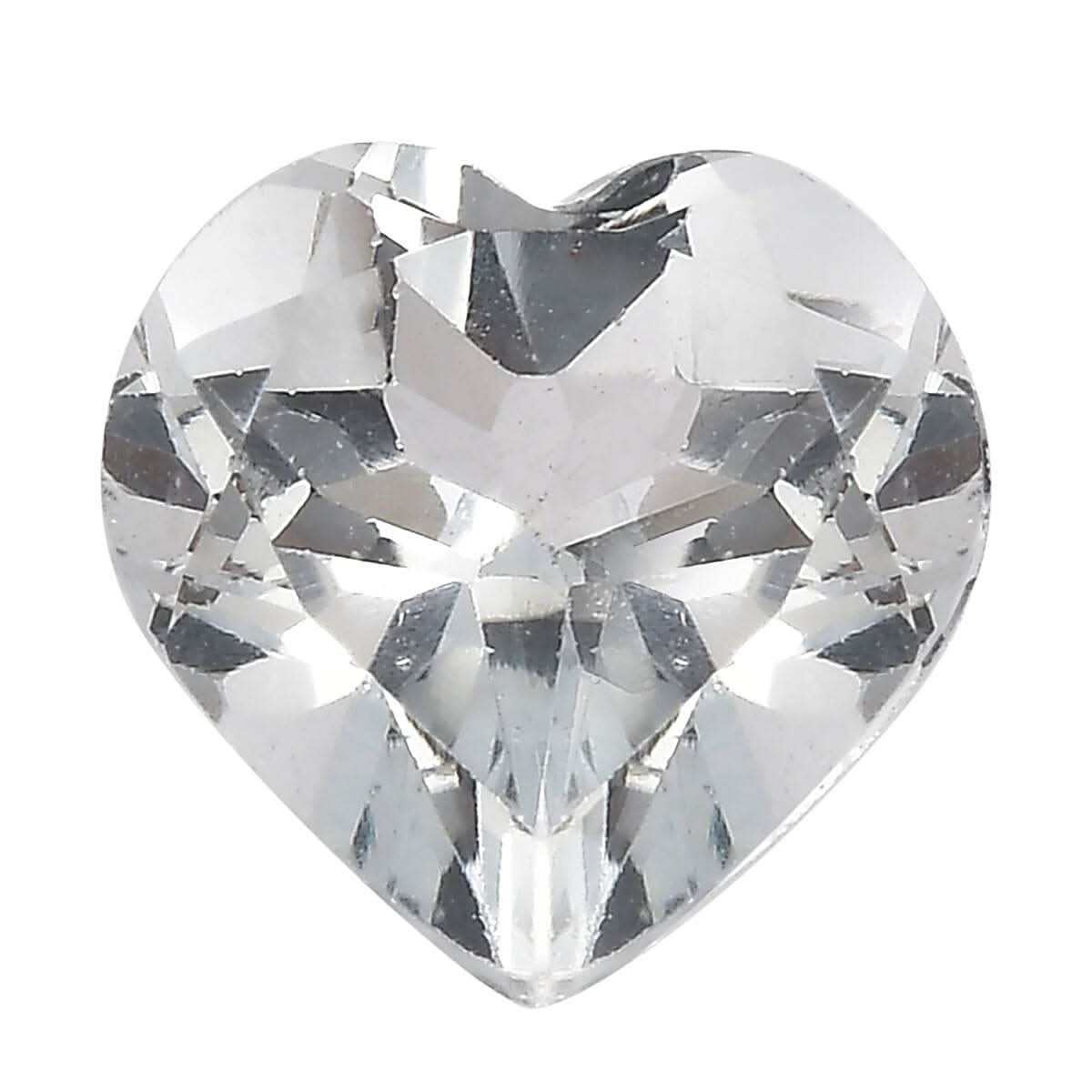 White Topaz (Hrt 8 mm) 1.70 ctw Loose Gemstone